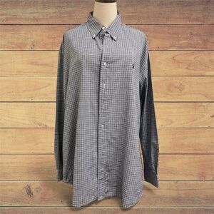 **** LIKE NEW**** Ralph Lauren Black and White Plaid Casual Shirt